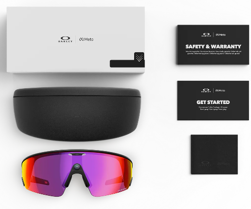 Умные очки Oakley Meta Vanguard Prizm Road Lenses,  Black Frame